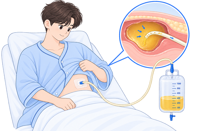 경피적 카테터 배액술 PCD